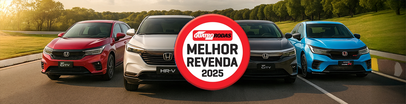 Modelos City, HR-V e Civic Type R lideram suas categorias e reforçam confiança e valorização da marca no mercado brasileiro