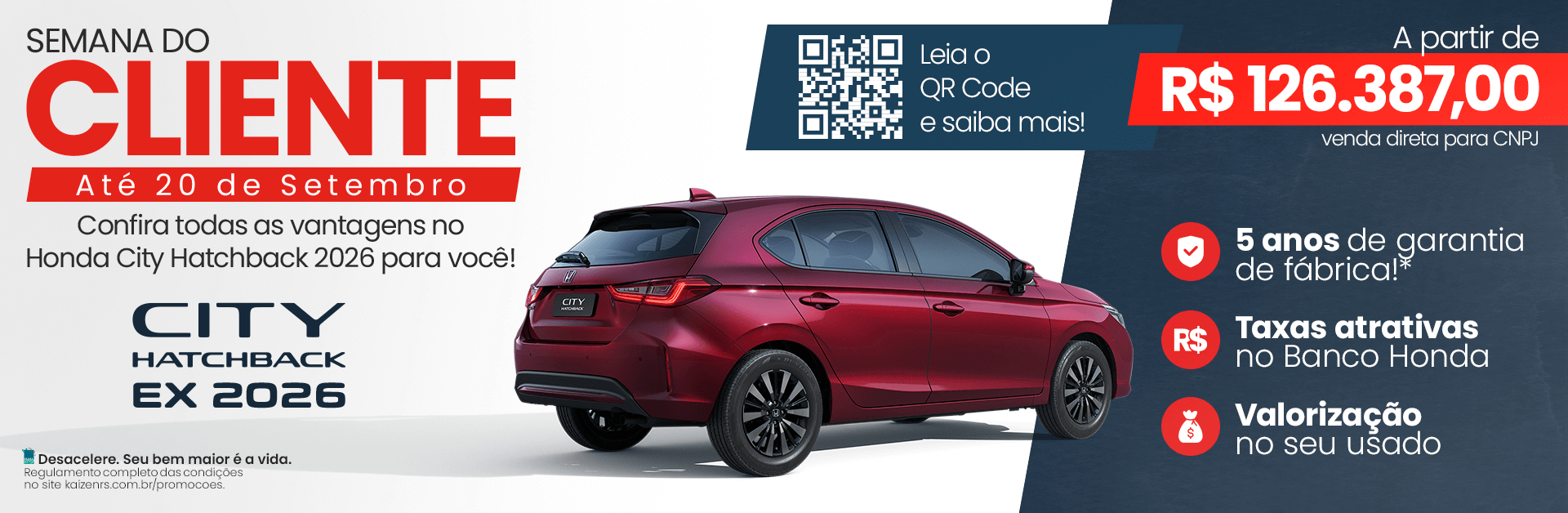 Semana do cliente City Hatchback