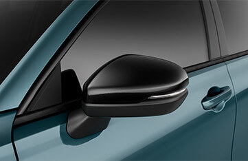 Capa de retrovisor - preta