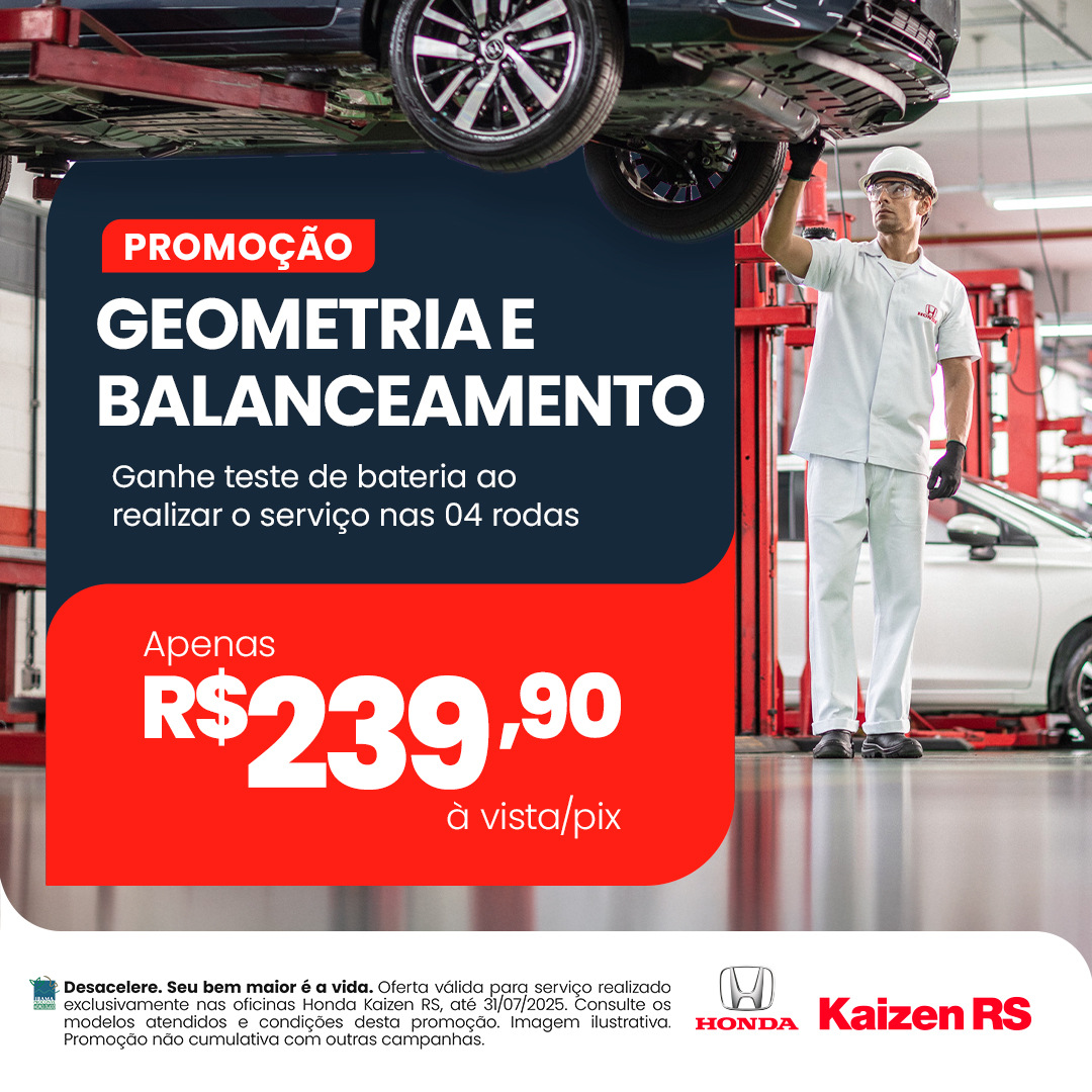 Promoção de Geometria e balanceamento
