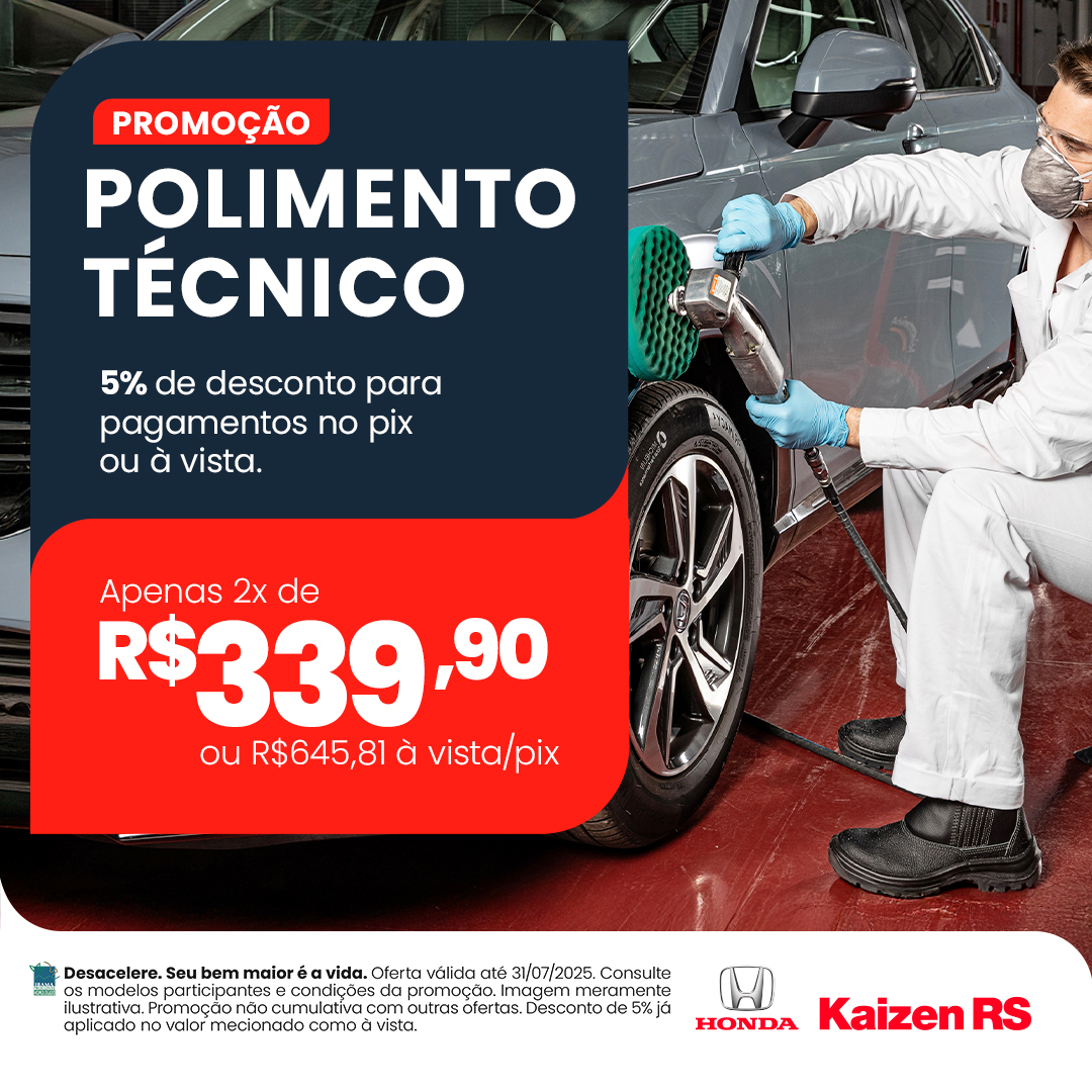 Promoção de Polimento Técnico