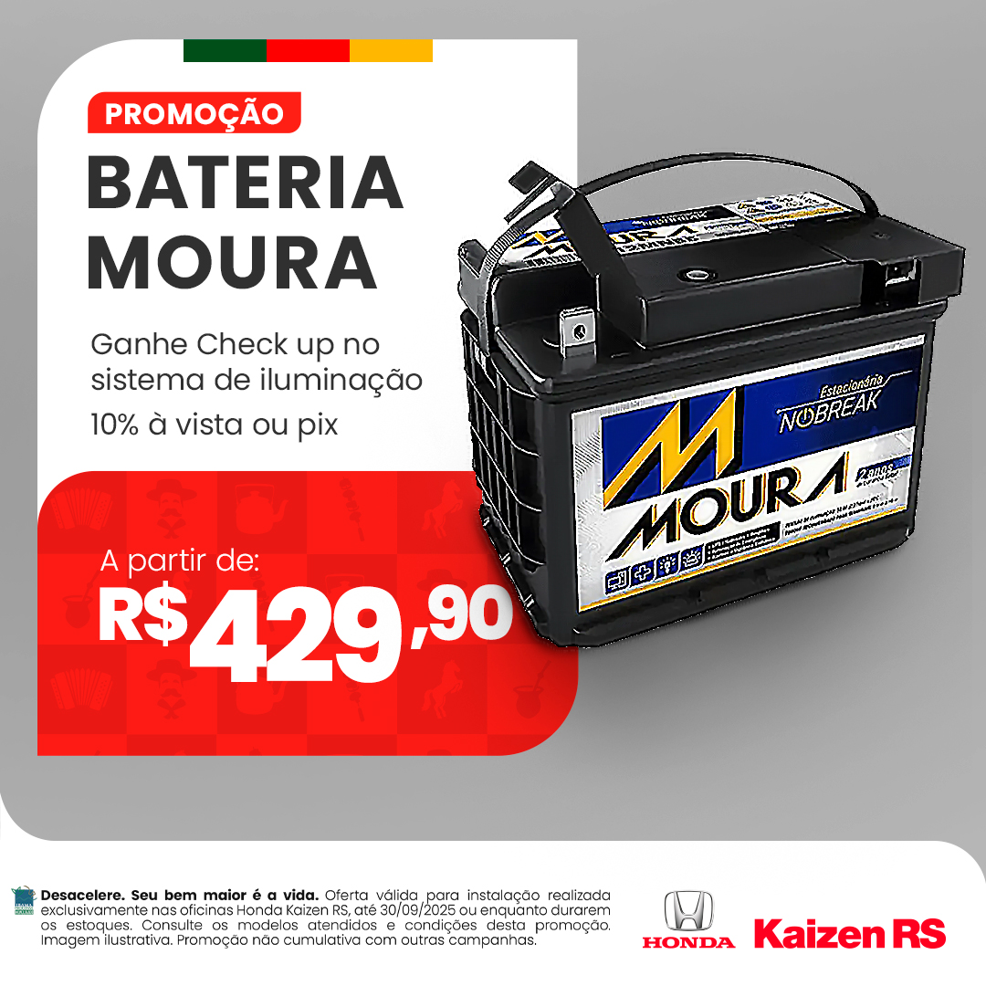 Promoção: Bateria Moura
