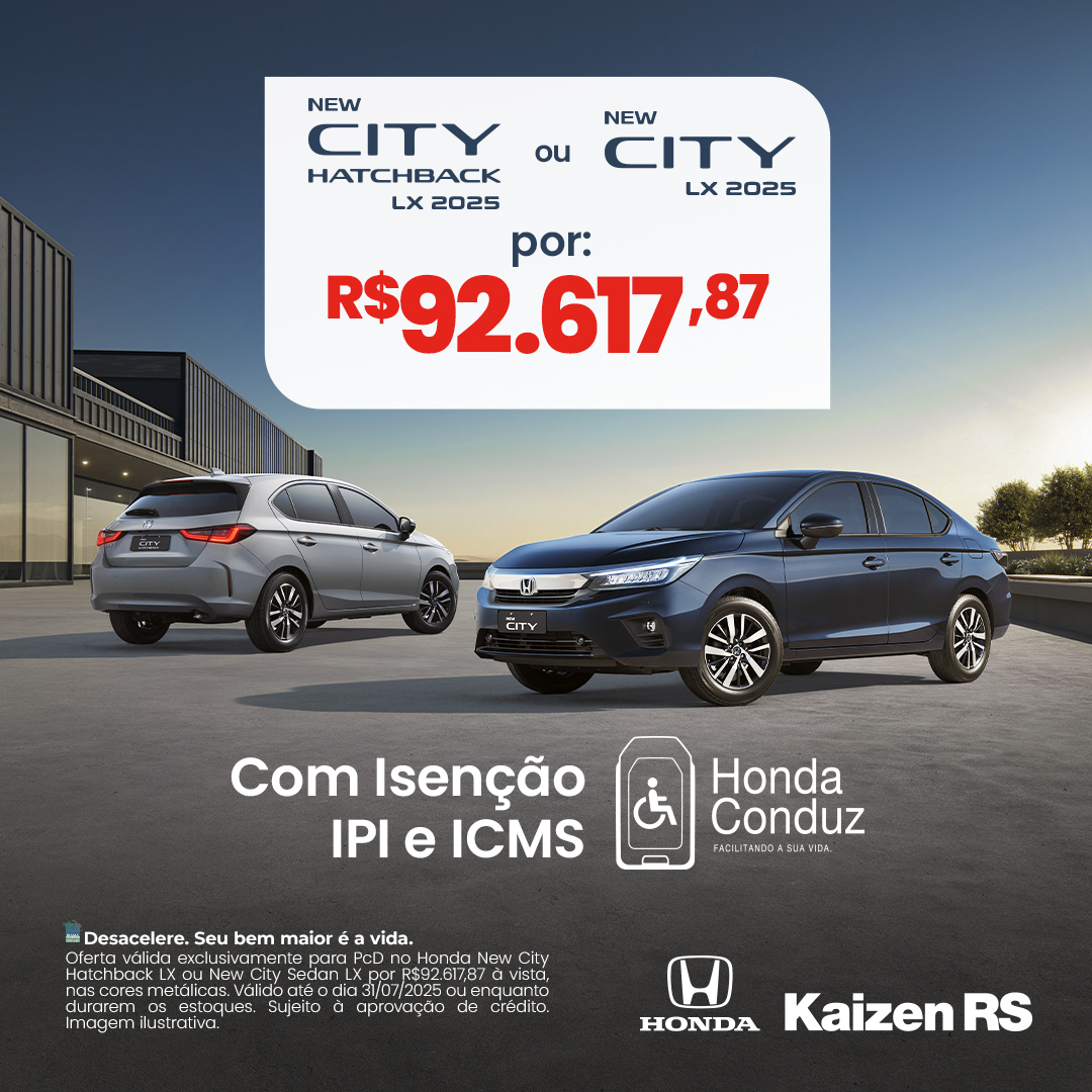 Linha City LX para PCD