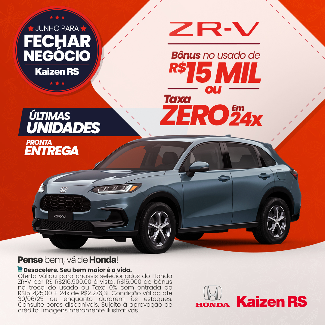 ZR-V - Últimas Unidades