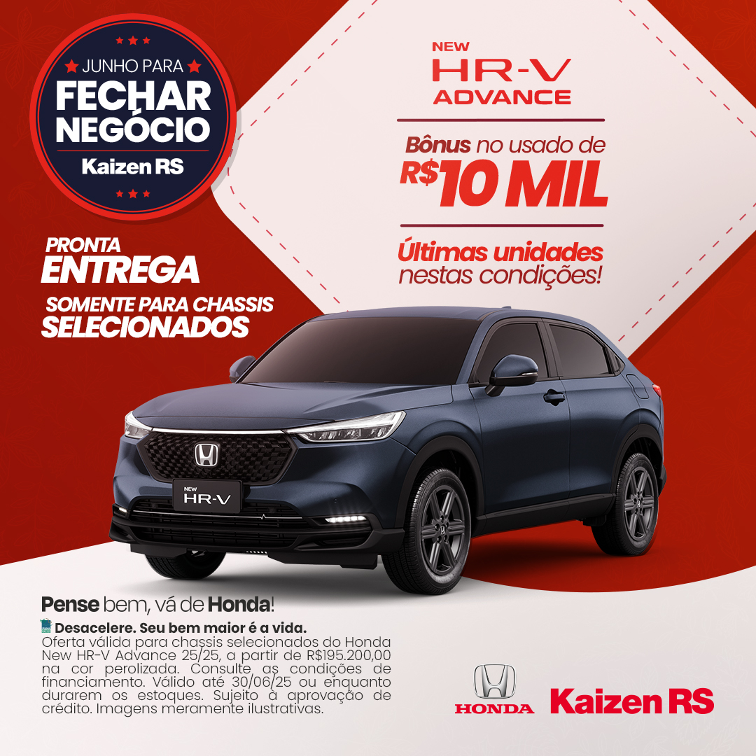 New HR-V ADVANCE a Pronta-entrega
