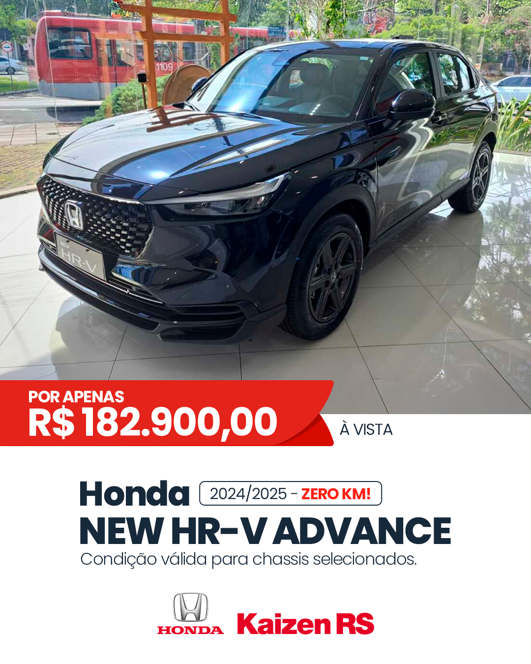 NEW HR-V ADVANCE COM CONDIÇÃO IMPERDÍVEL